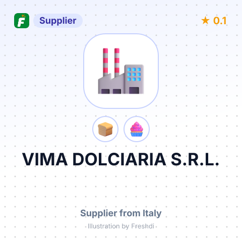 VIMA DOLCIARIA S.R.L. – summary card, no photo uploaded yet