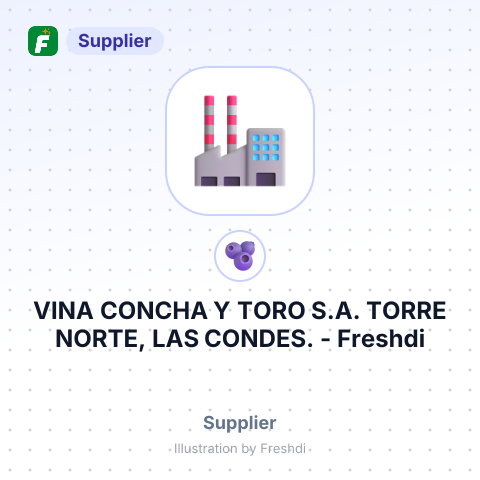VINA CONCHA Y TORO S.A. TORRE NORTE, LAS CONDES. – summary card, no photo uploaded yet