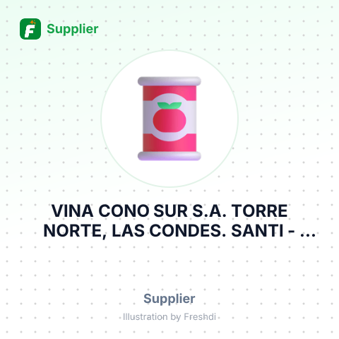VINA CONO SUR S.A. TORRE NORTE, LAS CONDES. SANTI – summary card, no photo uploaded yet