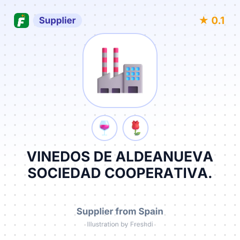 VINEDOS DE ALDEANUEVA SOCIEDAD COOPERATIVA. – summary card, no photo uploaded yet