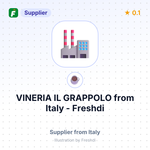 VINERIA IL GRAPPOLO – summary card, no photo uploaded yet