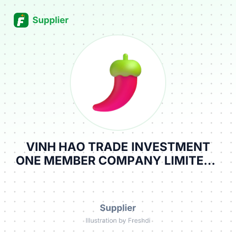 VINH HAO TRADE INVESTMENT ONE MEMBER COMPANY LIMITED – summary card, no photo uploaded yet