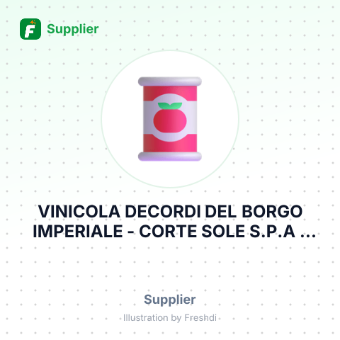 VINICOLA DECORDI DEL BORGO IMPERIALE - CORTE SOLE S.P.A – summary card, no photo uploaded yet