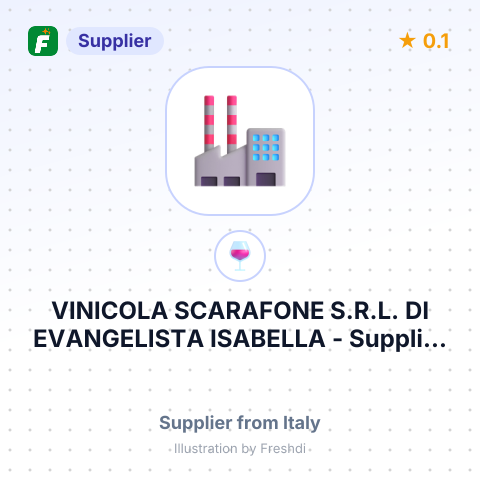 VINICOLA SCARAFONE S.R.L. DI EVANGELISTA ISABELLA – summary card, no photo uploaded yet