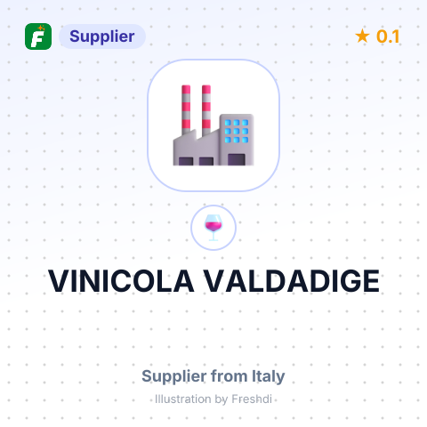 VINICOLA VALDADIGE – summary card, no photo uploaded yet