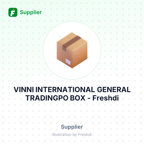 VINNI INTERNATIONAL GENERAL TRADINGPO BOX – summary card, no photo uploaded yet