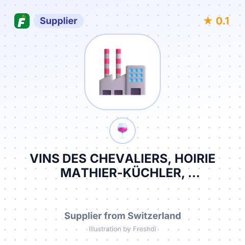 VINS DES CHEVALIERS, HOIRIE MATHIER-KÜCHLER, PROPRIÉTAIRES-ENCAVEURS – summary card, no photo uploaded yet