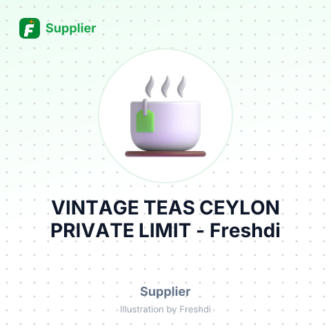 VINTAGE TEAS CEYLON PRIVATE LIMIT – summary card, no photo uploaded yet