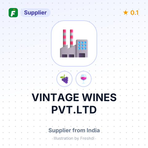 VINTAGE WINES PVT.LTD – summary card, no photo uploaded yet