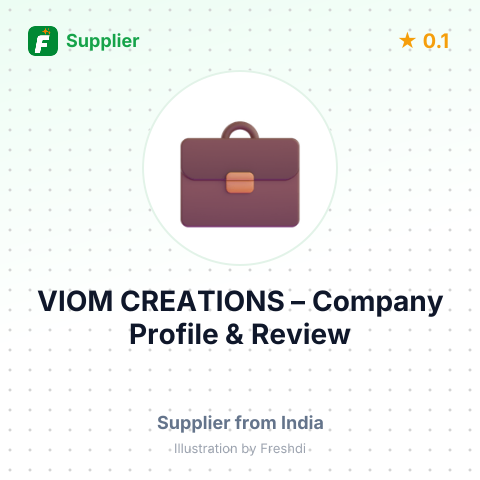 VIOM CREATIONS – summary card, no photo uploaded yet