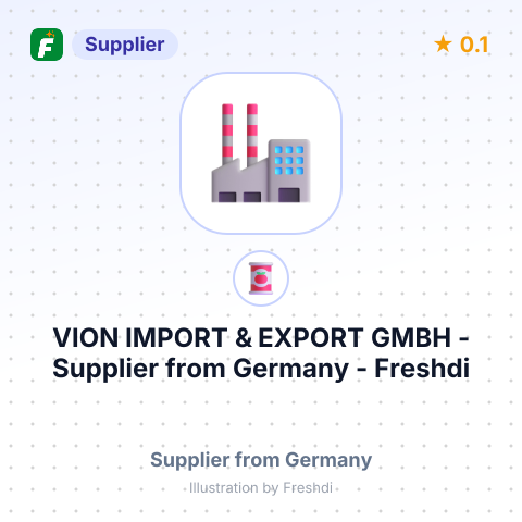 VION IMPORT & EXPORT GMBH – summary card, no photo uploaded yet