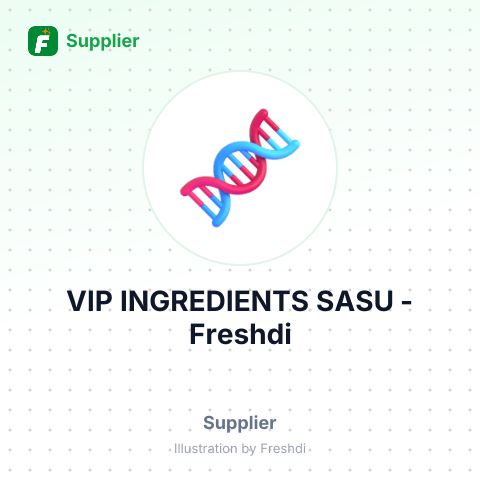 VIP INGREDIENTS SASU – summary card, no photo uploaded yet