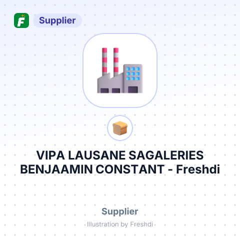 VIPA LAUSANE SAGALERIES BENJAAMIN CONSTANT – summary card, no photo uploaded yet