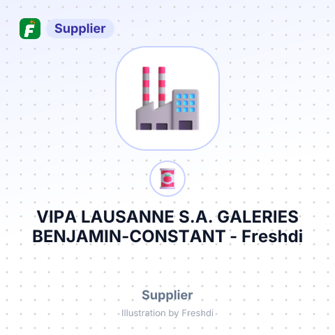 VIPA LAUSANNE S.A. GALERIES BENJAMIN-CONSTANT – summary card, no photo uploaded yet