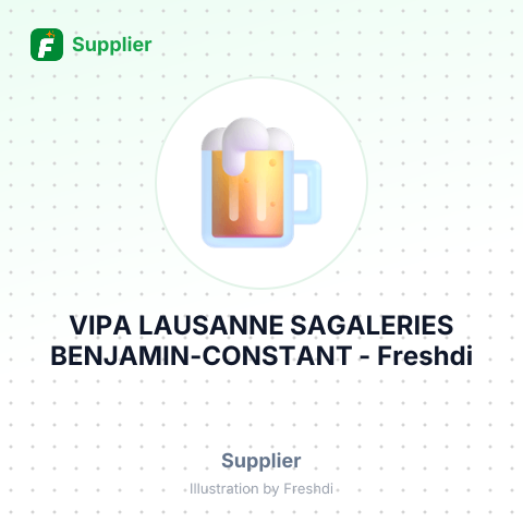 VIPA LAUSANNE SAGALERIES BENJAMIN-CONSTANT – summary card, no photo uploaded yet