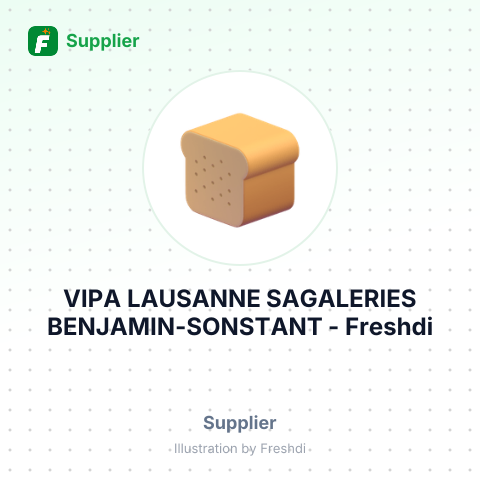 VIPA LAUSANNE SAGALERIES BENJAMIN-SONSTANT – summary card, no photo uploaded yet