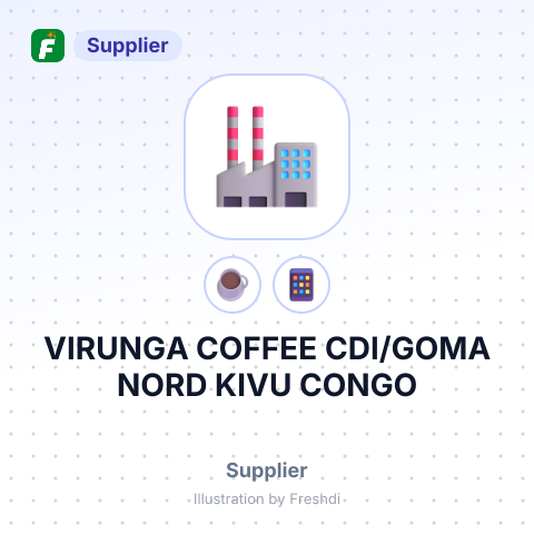 VIRUNGA COFFEE CDI/GOMA NORD KIVU CONGO – summary card, no photo uploaded yet