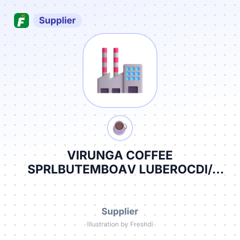 VIRUNGA COFFEE SPRLBUTEMBOAV LUBEROCDI/GOMA – summary card, no photo uploaded yet