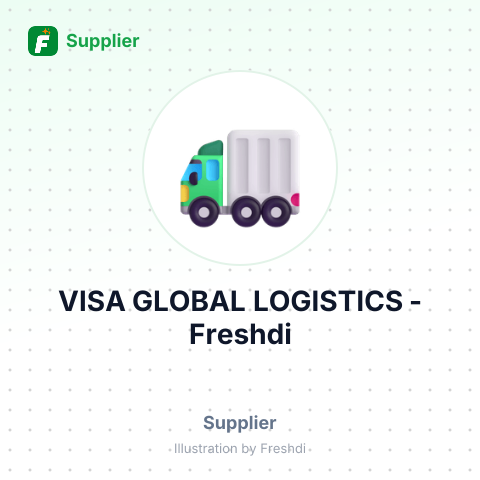 VISA GLOBAL LOGISTICS – summary card, no photo uploaded yet