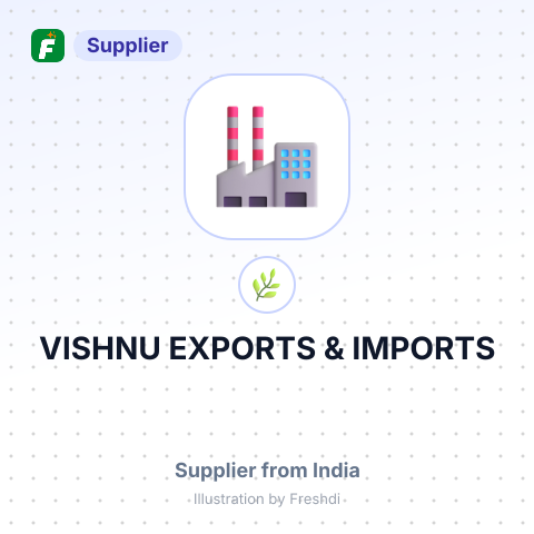 VISHNU EXPORTS & IMPORTS – summary card, no photo uploaded yet