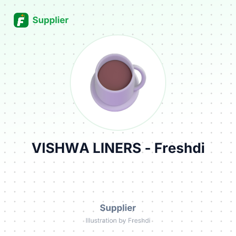 VISHWA LINERS – summary card, no photo uploaded yet