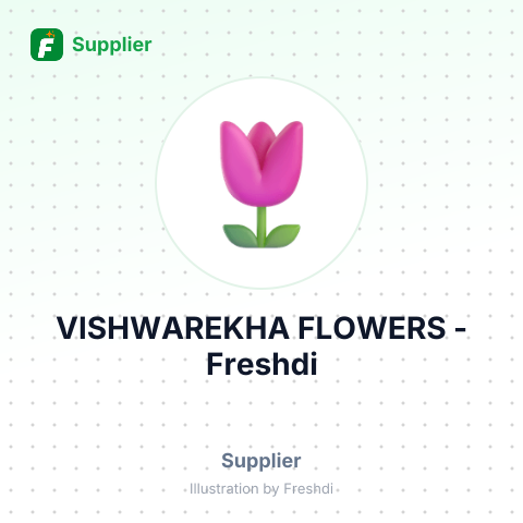 VISHWAREKHA FLOWERS – summary card, no photo uploaded yet
