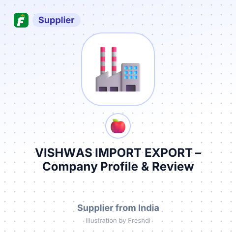 VISHWAS IMPORT EXPORT – summary card, no photo uploaded yet