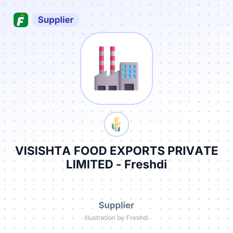 VISISHTA FOOD EXPORTS PRIVATE LIMITED – summary card, no photo uploaded yet