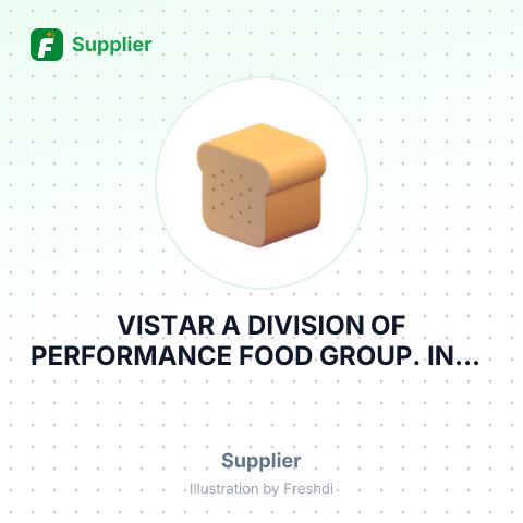 VISTAR A DIVISION OF PERFORMANCE FOOD GROUP. INC – summary card, no photo uploaded yet