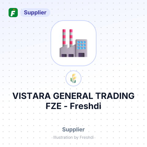 VISTARA GENERAL TRADING FZE – summary card, no photo uploaded yet