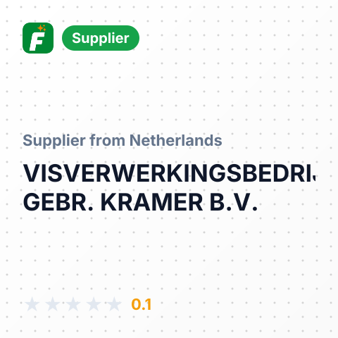 VISVERWERKINGSBEDRIJF GEBR. KRAMER B.V. – summary card, no photo uploaded yet