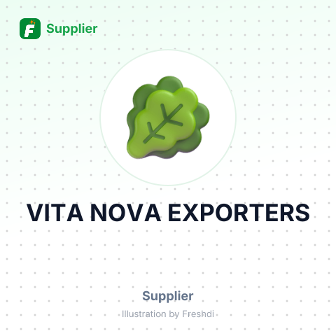 VITA NOVA EXPORTERS – summary card, no photo uploaded yet