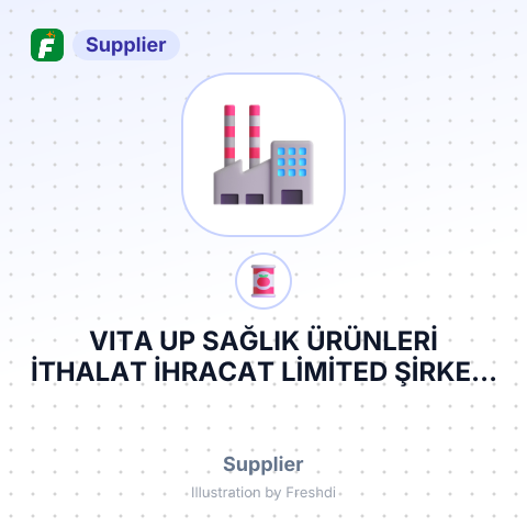 VITA UP SAĞLIK ÜRÜNLERİ İTHALAT İHRACAT LİMİTED ŞİRKETİ – summary card, no photo uploaded yet