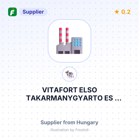 VITAFORT ELSO TAKARMANYGYARTO ES FORGALMAZO RT – summary card, no photo uploaded yet