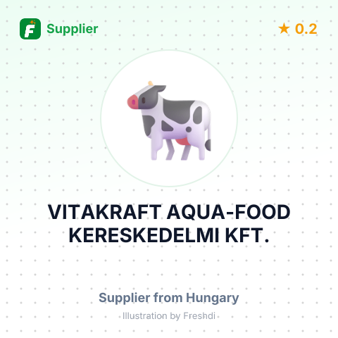 VITAKRAFT AQUA-FOOD KERESKEDELMI KFT. – summary card, no photo uploaded yet