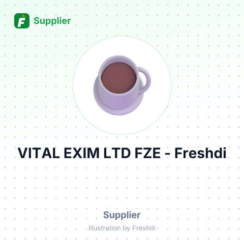 VITAL EXIM LTD FZE – summary card, no photo uploaded yet