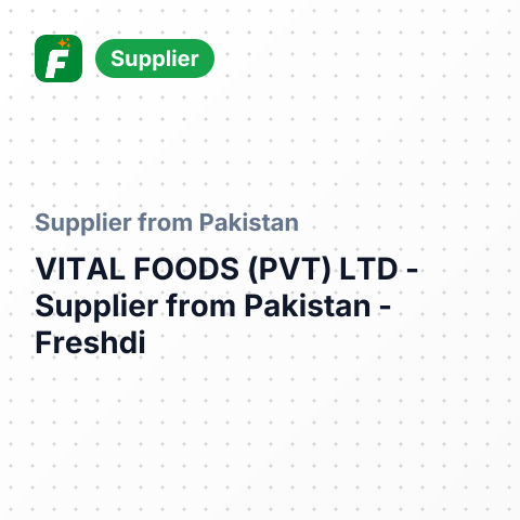 VITAL FOODS (PVT) LTD – summary card, no photo uploaded yet