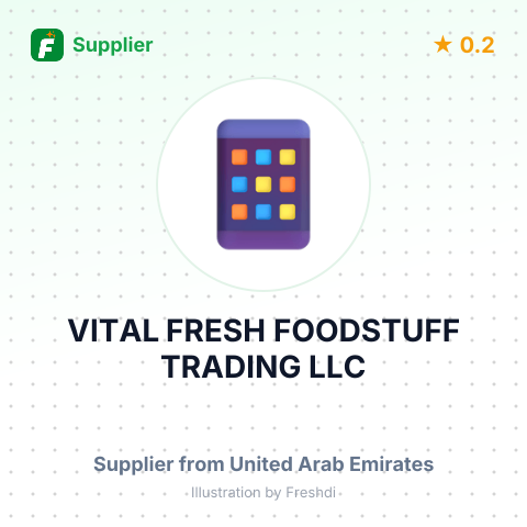 VITAL FRESH FOODSTUFF TRADING LLC – summary card, no photo uploaded yet