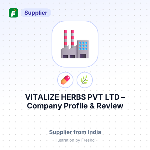 VITALIZE HERBS PVT LTD – summary card, no photo uploaded yet