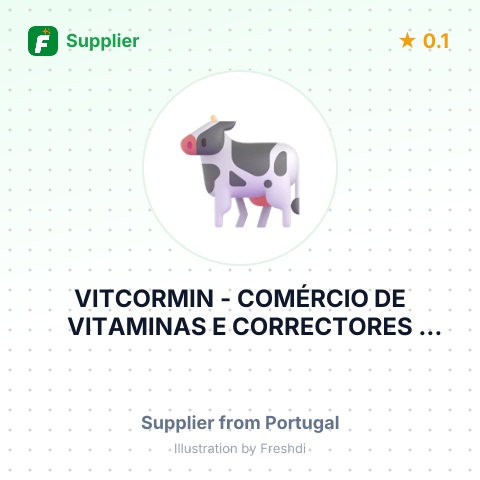 VITCORMIN - COMÉRCIO DE VITAMINAS E CORRECTORES MINERAIS LDA. – summary card, no photo uploaded yet