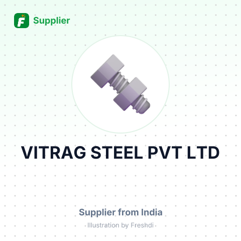 VITRAG STEEL PVT LTD – summary card, no photo uploaded yet