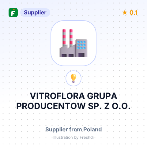 VITROFLORA GRUPA PRODUCENTOW SP. Z O.O. – summary card, no photo uploaded yet