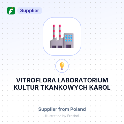 VITROFLORA LABORATORIUM KULTUR TKANKOWYCH KAROL PAWLAK – summary card, no photo uploaded yet