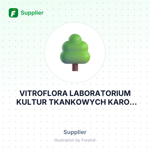 VITROFLORA LABORATORIUM KULTUR TKANKOWYCH KAROL PAWLAK – summary card, no photo uploaded yet