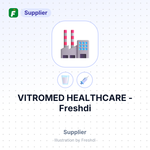 VITROMED HEALTHCARE – summary card, no photo uploaded yet