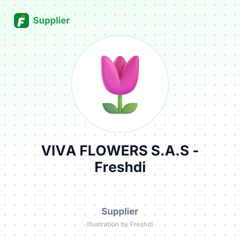 VIVA FLOWERS S.A.S – summary card, no photo uploaded yet