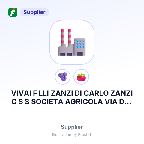 VIVAI F LLI ZANZI DI CARLO ZANZI C S S SOCIETA AGRICOLA VIA DEL GORGO – summary card, no photo uploaded yet
