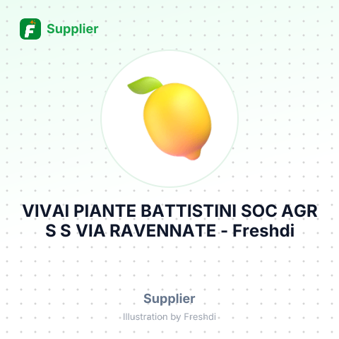 VIVAI PIANTE BATTISTINI SOC AGR S S VIA RAVENNATE – summary card, no photo uploaded yet