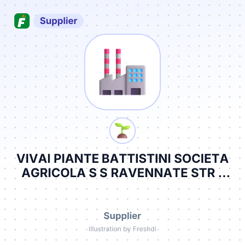 VIVAI PIANTE BATTISTINI SOCIETA AGRICOLA S S RAVENNATE STR – summary card, no photo uploaded yet