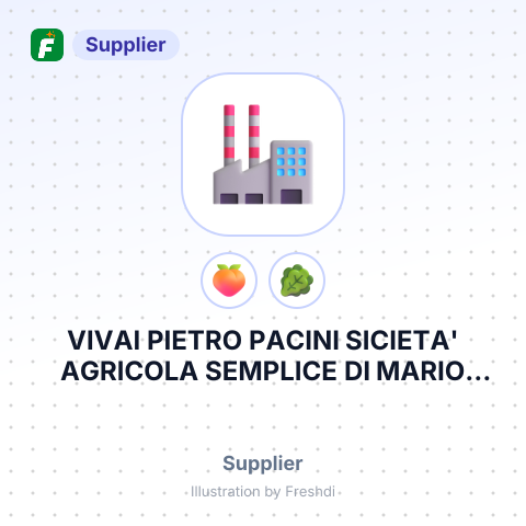 VIVAI PIETRO PACINI SICIETA' AGRICOLA SEMPLICE DI MARIO PACINI E.C. – summary card, no photo uploaded yet